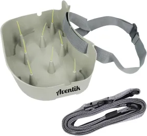 AVENTIK EUPHENG Fly Line Basket Authentic Danish Fisker Design Fishing Stripping Basket Ergonomic Smooth Curved Super Light Tangles with Silicone Spike for Line Tray