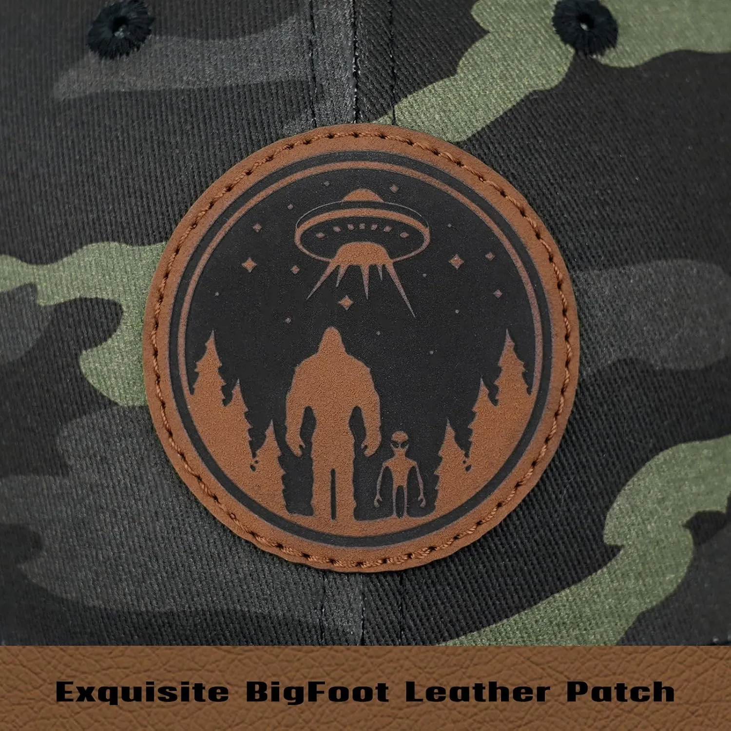 Bigfoot Sasquatch Gifts, Trucker Hats Mesh Baseball Cap Big Foot Gifts for Dad Men Bigfoot Lovers