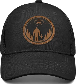 Bigfoot Sasquatch Gifts, Trucker Hats Mesh Baseball Cap Big Foot Gifts for Dad Men Bigfoot Lovers