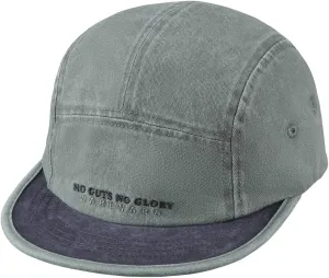 Clakllie 5 Panel Hat for Men Vintage Flat Brim Baseball Cap Adjustable Fitted Hat Lightweight Cotton Trucker Hat for Outdoor