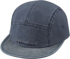Clakllie 5 Panel Hat for Men Vintage Flat Brim Baseball Cap Adjustable Fitted Hat Lightweight Cotton Trucker Hat for Outdoor