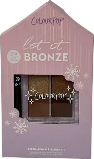 colourpop Let It Bronze Eyeshadow & Eyeliner Kit Bronze One size