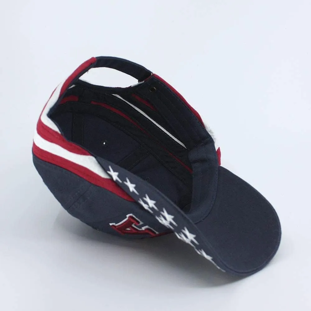 Cotton United States Flag Adjustable Baseball Cap