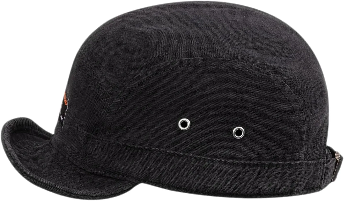 Croogo 5 Panel Short Brim Baseball Cap Soft Trucker Hats Short Bill Cadet Caps Casual Umpire Dad Hats Snapback Hats for Men