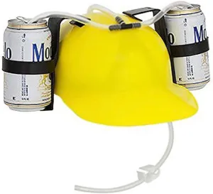 Drinker Beer and Soda Guzzler Helmet