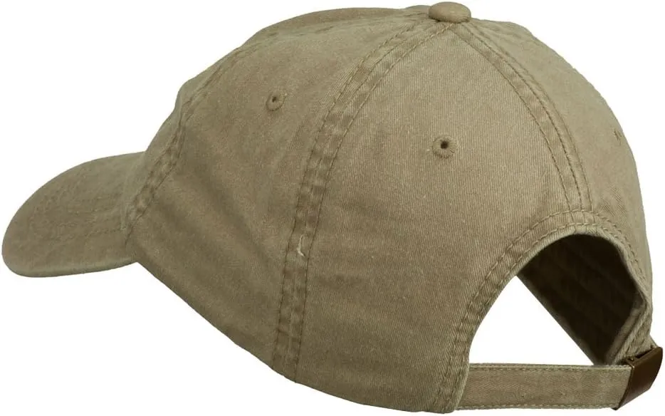 e4Hats.com Vietnam Veteran Embroidered Pigment Dyed Brass Buckle Cap