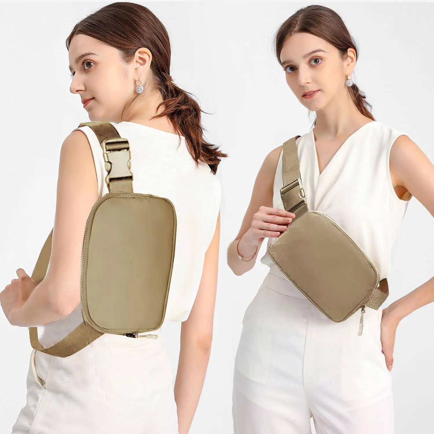 Fanny Pack,Belt Bag,40 Inch Asjustable Strap Everywhere Belt Bag,for Women and Men