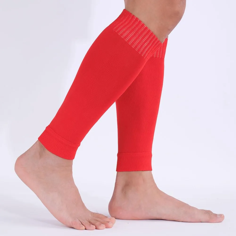 Fitliva Leg Sleeves - Grip Socks Alternative to Long Sports Socks - Multicolor (3/12 Pairs)