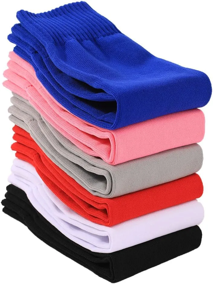 Fitliva Leg Sleeves - Grip Socks Alternative to Long Sports Socks - Multicolor (3/12 Pairs)