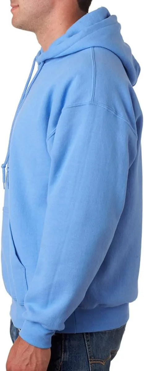 Gildan Men's Heavy Blend Drawcord Hooded Sweatshirt, Safety Pink