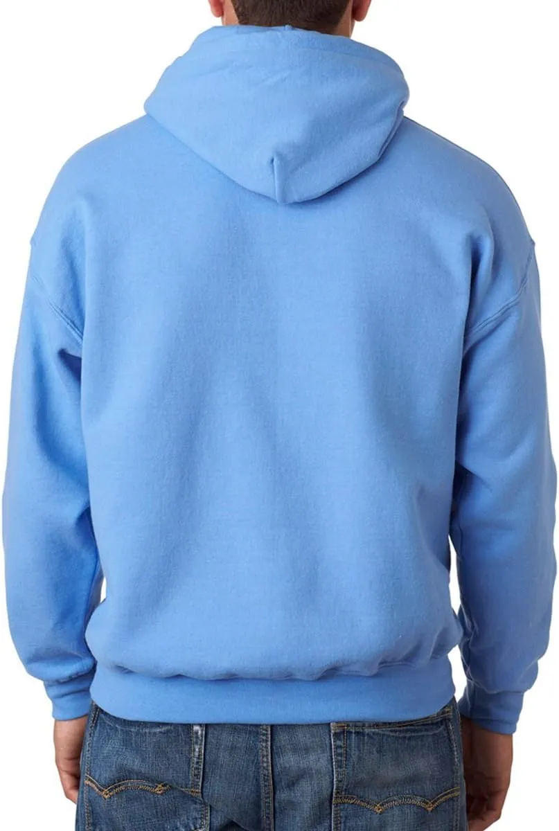 Gildan Men's Heavy Blend Drawcord Hooded Sweatshirt, Safety Pink