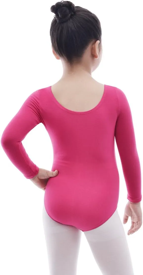 Magic Town Long Sleeve Leotards Dance Dress for Girls Toddler Leotard Ballet Skirt