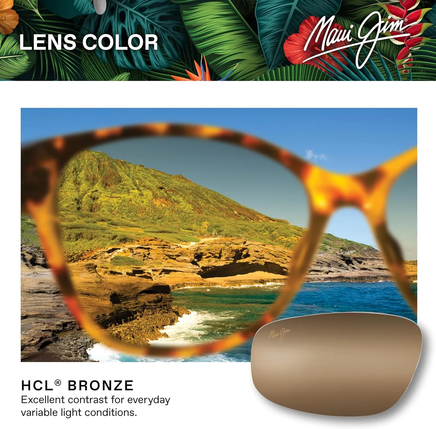 Maui Jim Men's and Women's Kipahulu Polarized Wrap Sunglasses
