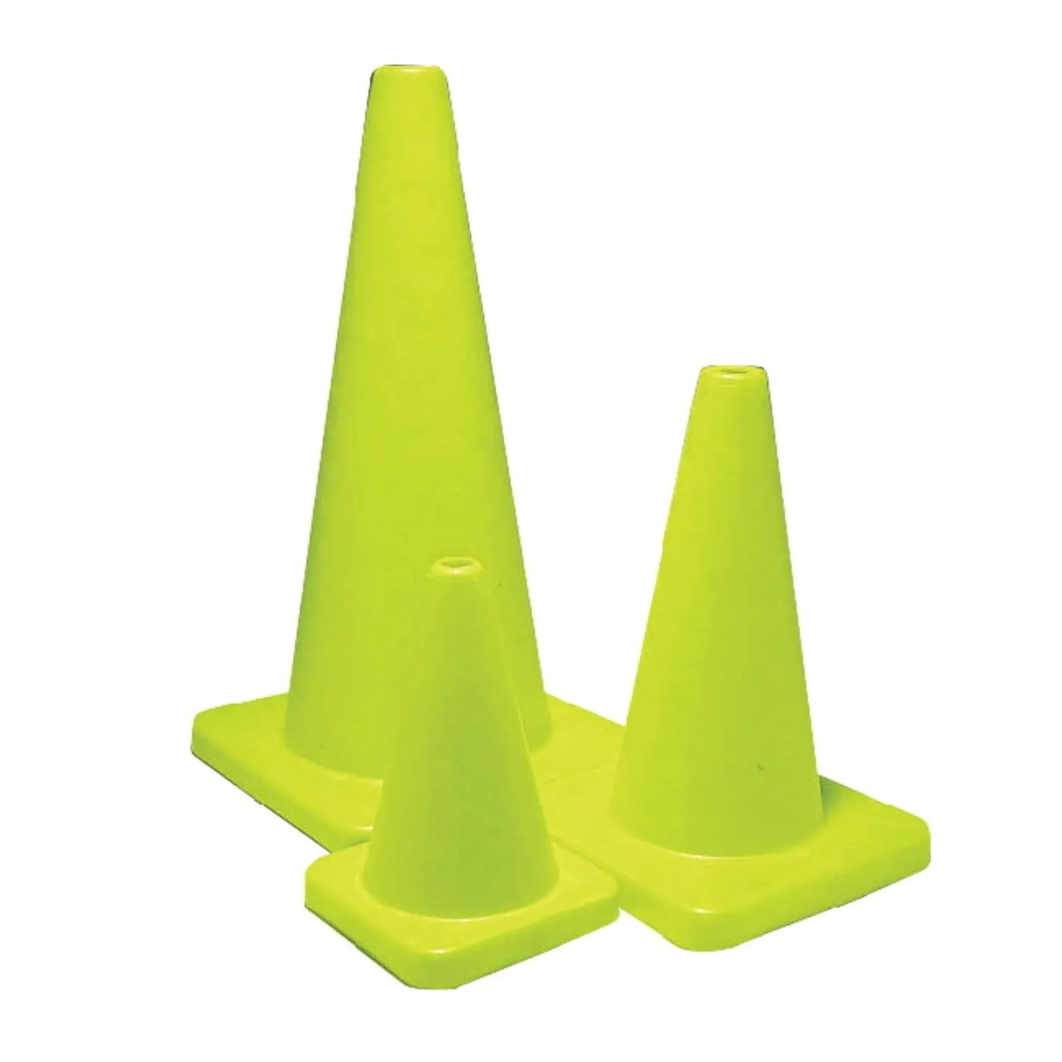 Sportime-9259 Yeller Game Cone, 28 Inches, High Optic Yellow