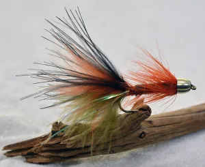 Thin Mint Streamer Fly Fishing Flies - Cone Head - Weighted - Mustad Signature Hooks - 1 Dozen Flies in Hook #6, #8 or Assorted - Trout Flies (Hook #8)
