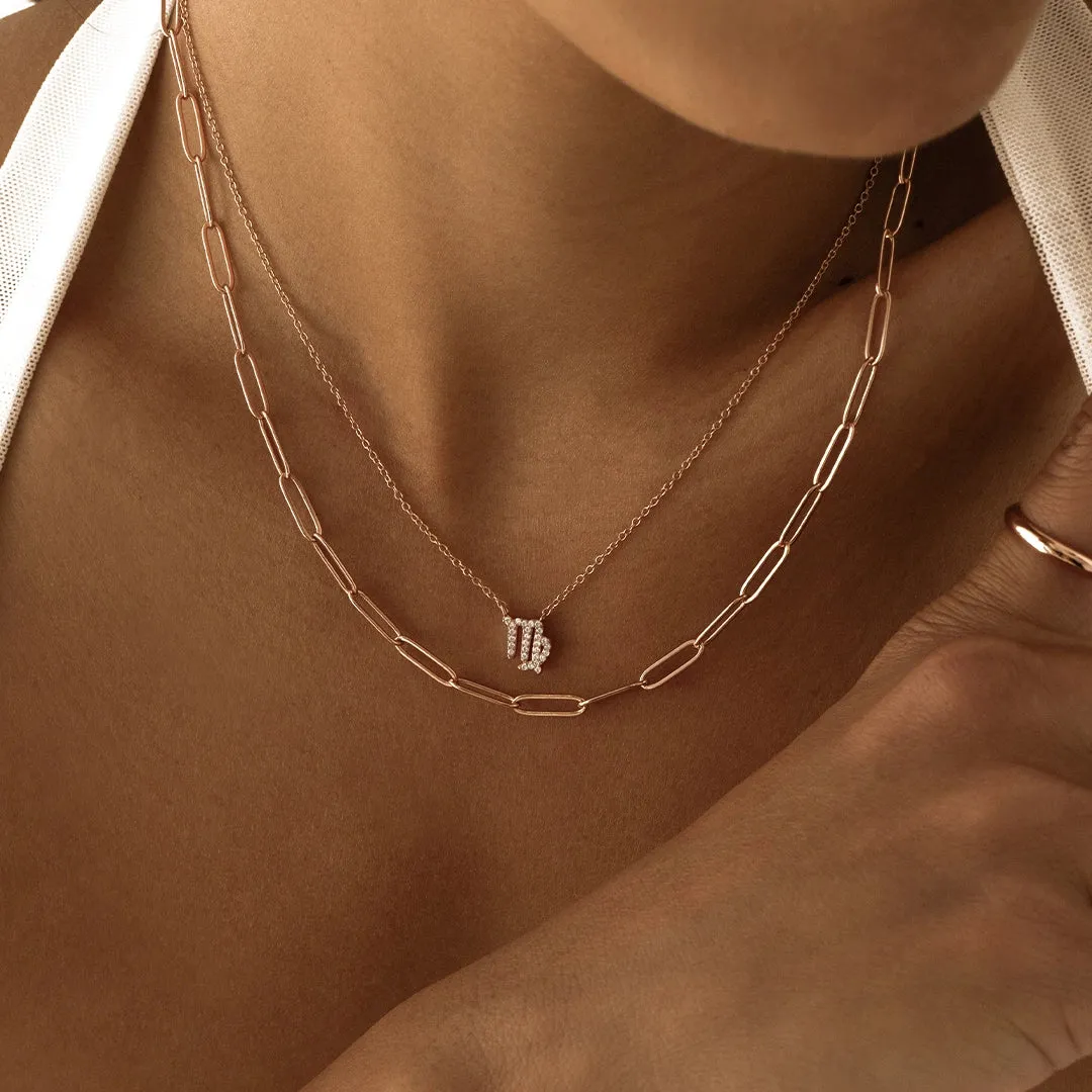 Virgo Charm Necklace
